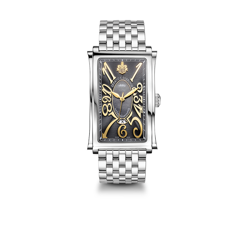 Cuervo y Sobrinos – Prominente Solo Tiempo 33,75x52mm (Ref. 1012B.1NM)
