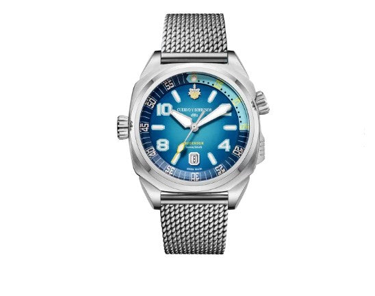 Cuervo y Sobrinos – Caribe 43mm (Ref. 2860B.1AZ)