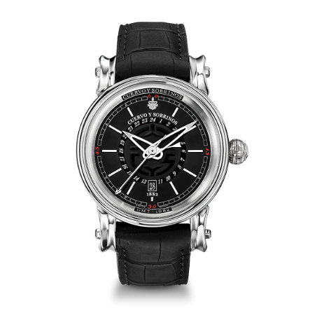 Cuervo y Sobrinos – GMT Pirata 45mm (Ref. 3052.1NGMT)