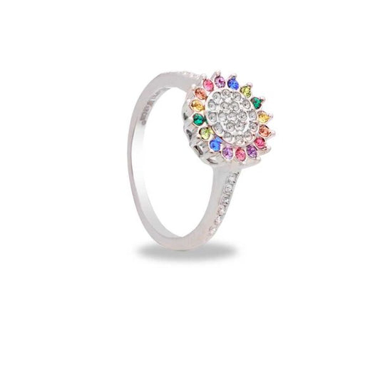 Anello Fiore Medium Silver
