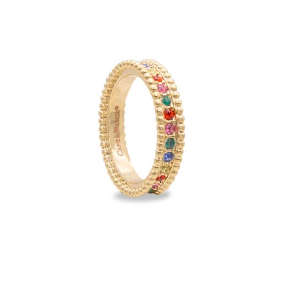 MultiJoy – Anello Rainbow Vera Oro Giallo