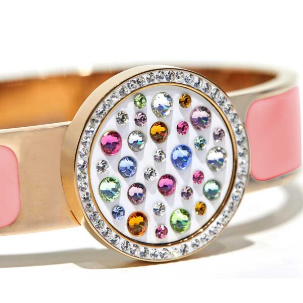 MultiJoy – Bracciale Classic Oro Rosa e Smalto Rosa