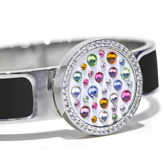 MultiJoy – Bracciale Classic Argentato e Smalto Nero
