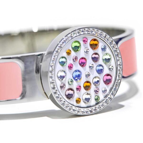 MultiJoy – Bracciale Classic Argentato e Smalto Rosa