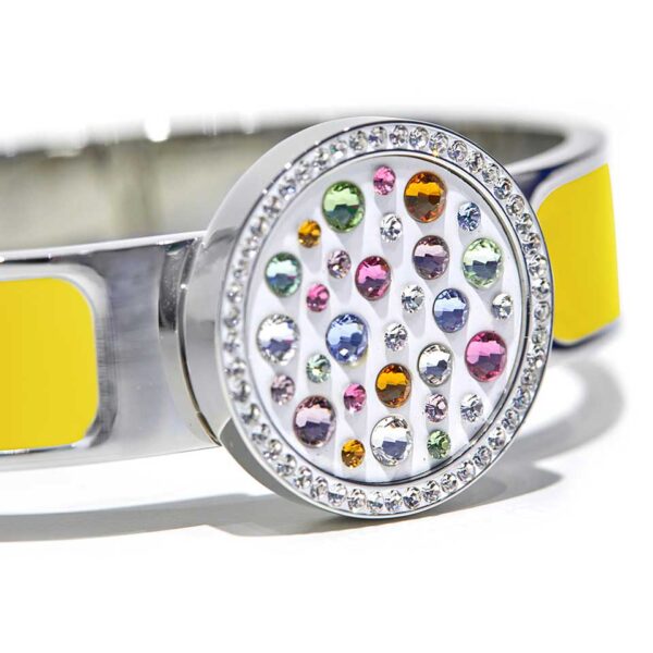 MultiJoy – Bracciale Classic Argentato e Smalto Giallo