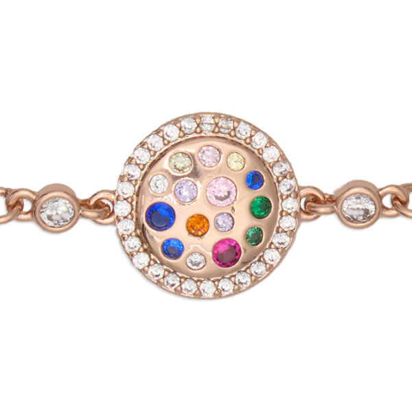Capri Watch – Bracciale MultiJoy Ciondolo Multicolore Oro Rosa (Ref. 5845-13)