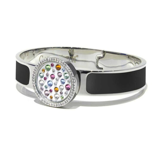 Capri Watch – Bracciale MultiJoy Classic Lux Argentato / Smalto Nero (Ref. 5640-01)