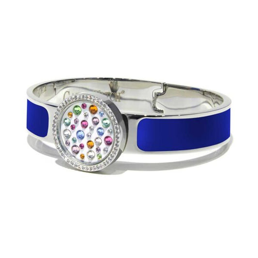 Capri Watch – Bracciale MultiJoy Classic Lux Argentato / Smalto Blu (Ref. 5640-41)
