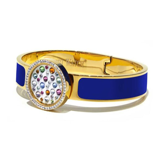Capri Watch – Bracciale MultiJoy Classic Lux Oro Giallo / Smalto Blu (Ref. 5641-41)