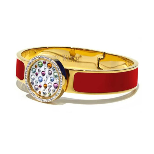 Capri Watch – Bracciale MultiJoy Classic Lux Oro Giallo / Smalto Rosso (Ref. 5641-30)