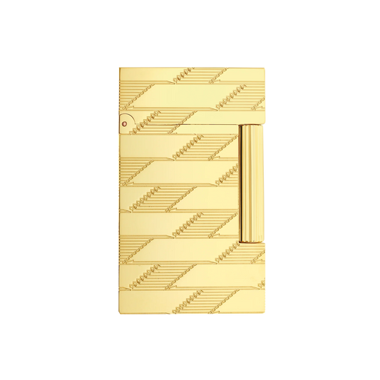 DUPONT - Ligne 2 Accendino guilloché monogram 1872 Argento