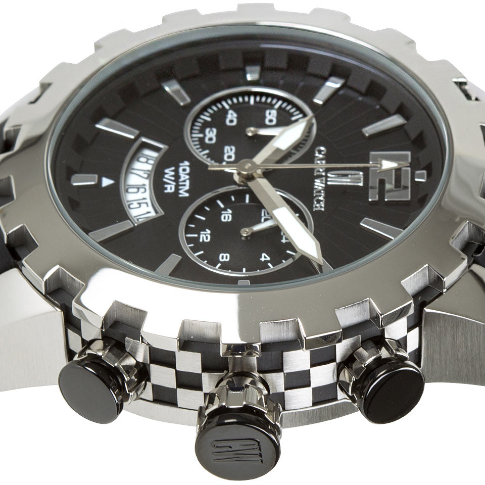 Capri Watch – Chrono Race Stainless / Black. (Ref. 5213)