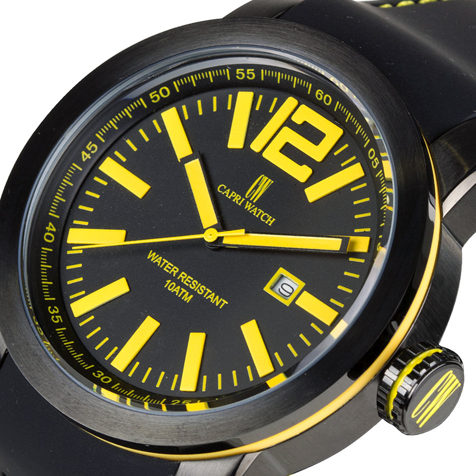 Capri Watch – Orologio Karboncolor Yellow (Ref. 5410)