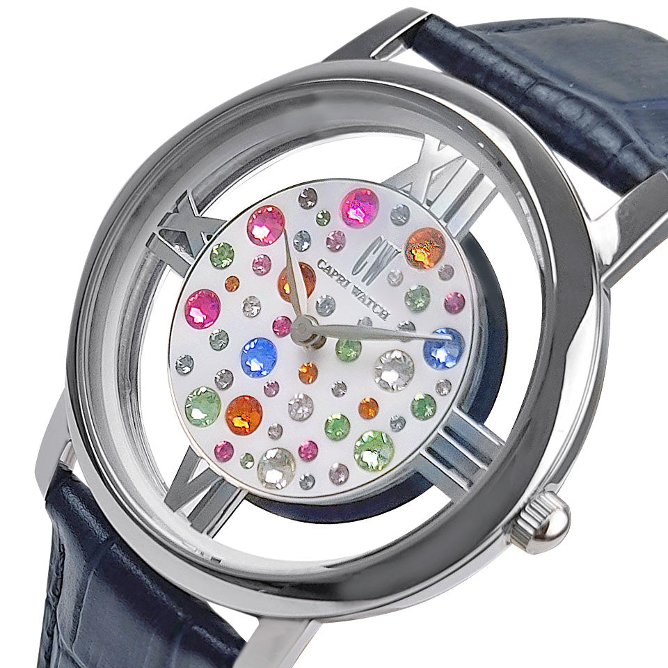 Capri Watch – Orologio Light Multijoy Stainless Steel Blu Navy (Ref. 5562P-40)