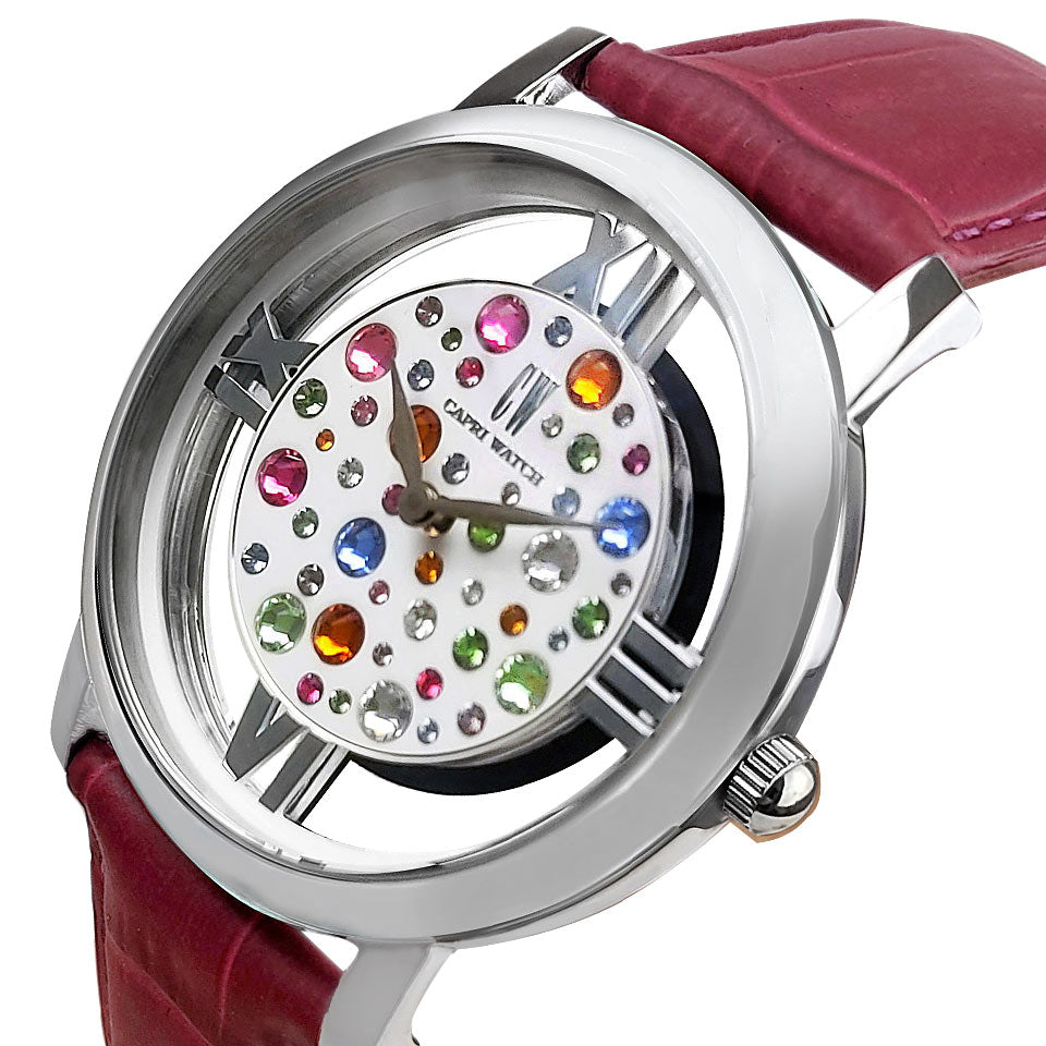 Capri Watch – Orologio Light Multijoy Stainless Steel Fuchsia (Ref. 5562P-31)