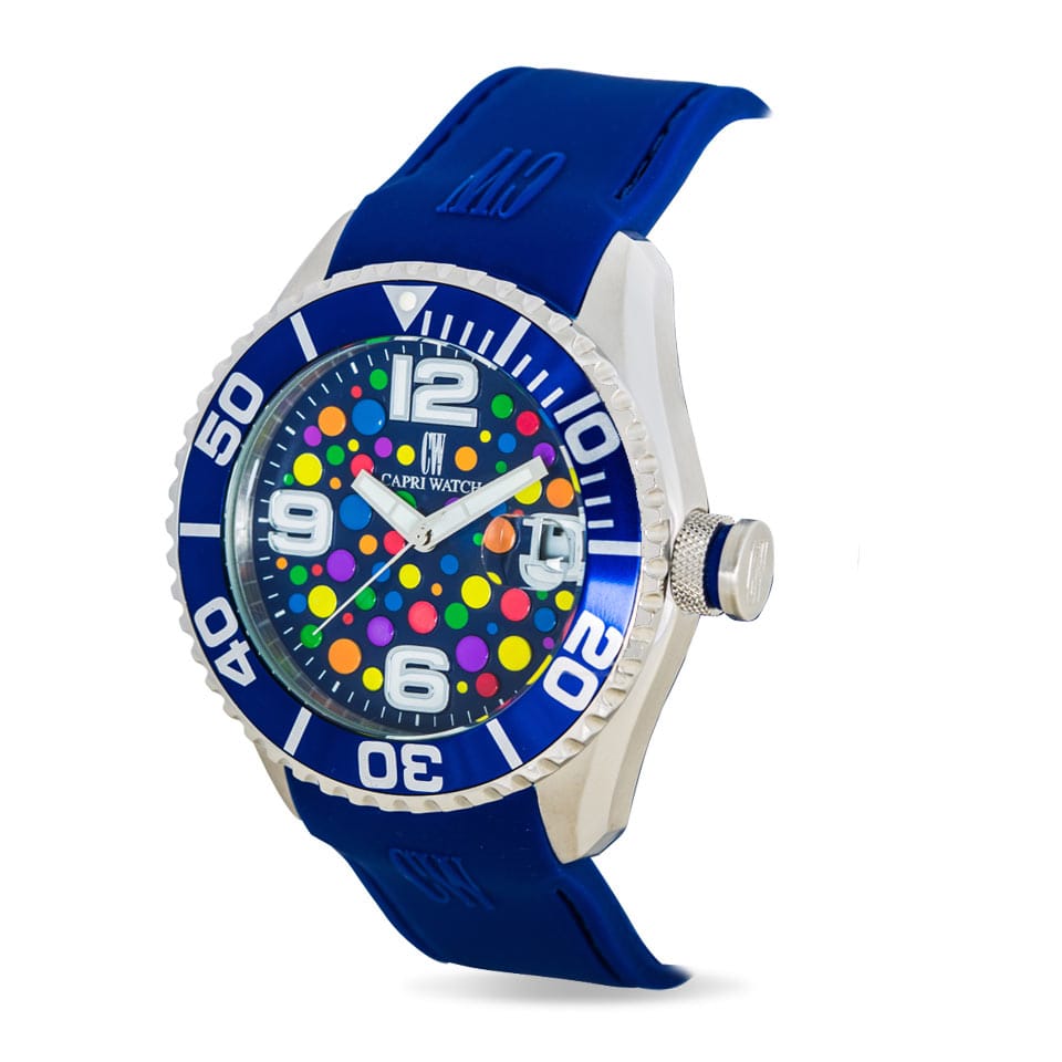 Capri Watch – Orologio Maxi Circles Blu (Ref. 5306)