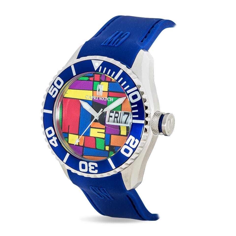 Capri Watch – Orologio Maxi Patch Blu (Ref. 5304)