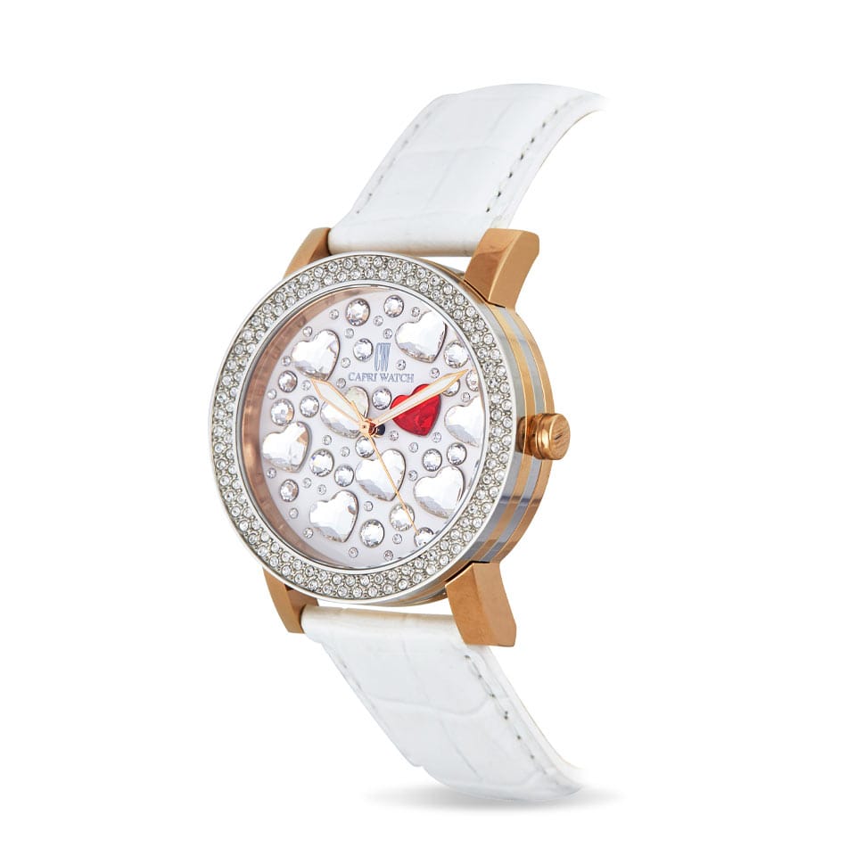 Capri Watch – Orologio Multijoy with Red Heart (Ref. 5322)