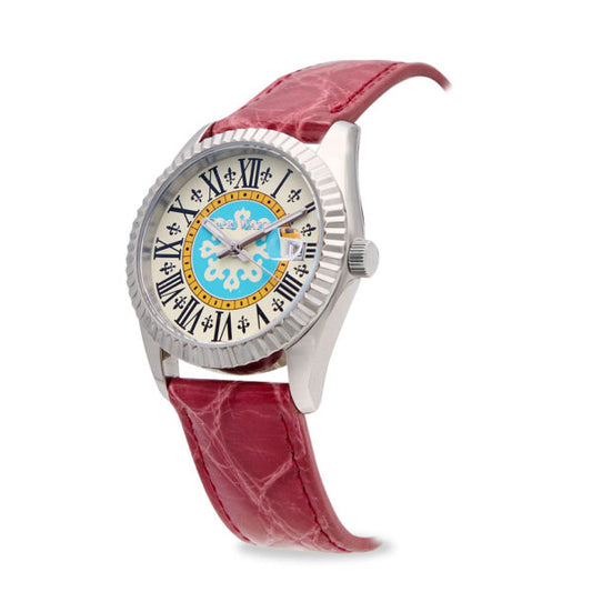 Capri Watch - Orologio Eternity First 36 Fuchsia Crocodile