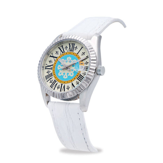 Capri Watch - Orologio Eternity First 36 White Crocodile