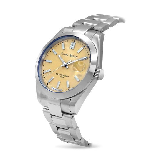Capri Watch – Orologio Glamour 39 Limited Edition Yellow (Ref. 6131-10)