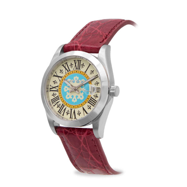 Capri Watch - Orologio Glamour First 36 Red Crocodile