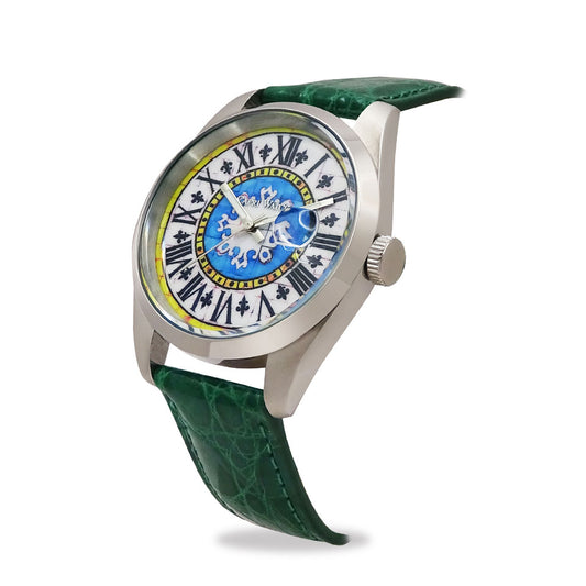 Capri Watch – Orologio Glamour First 39 Crocodile Green (Ref. 6091-50)