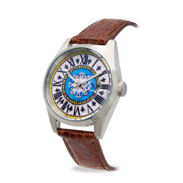 Capri Watch - Orologio Glamour First 40 Crocodile Brown