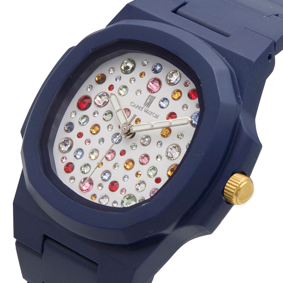 Capri Watch – Orologio Rainbow 38 Multijoy Blue Navy (Ref. 6094)