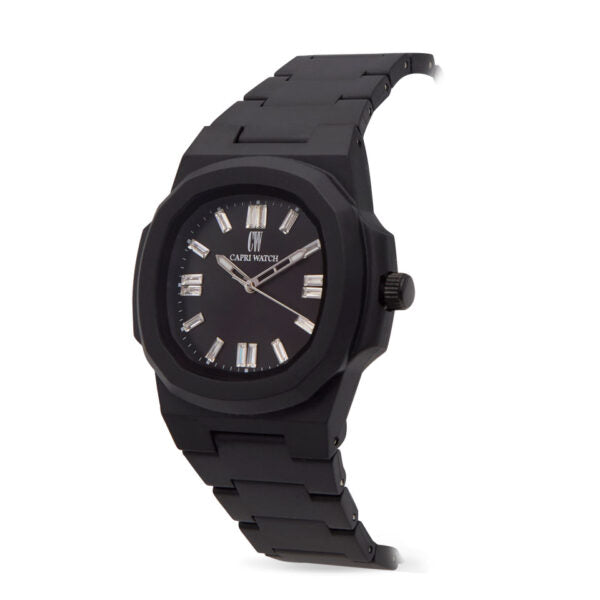 Capri Watch - Orologio Rainbow Crystal 38 Black