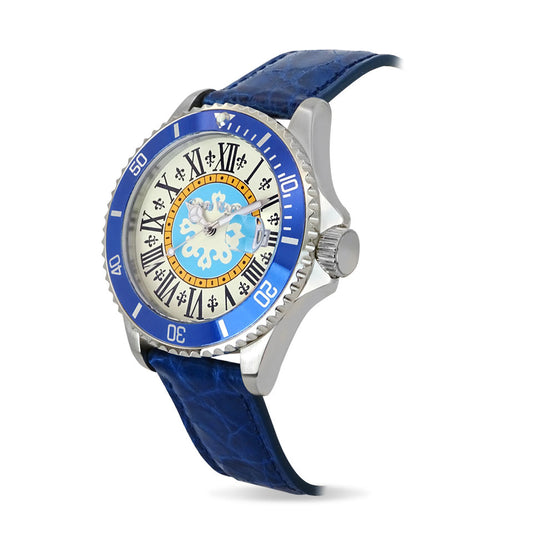 Capri Watch – Orologio Sub Capri First 40 Crocodile Blue Royal (Ref. 6085-41)