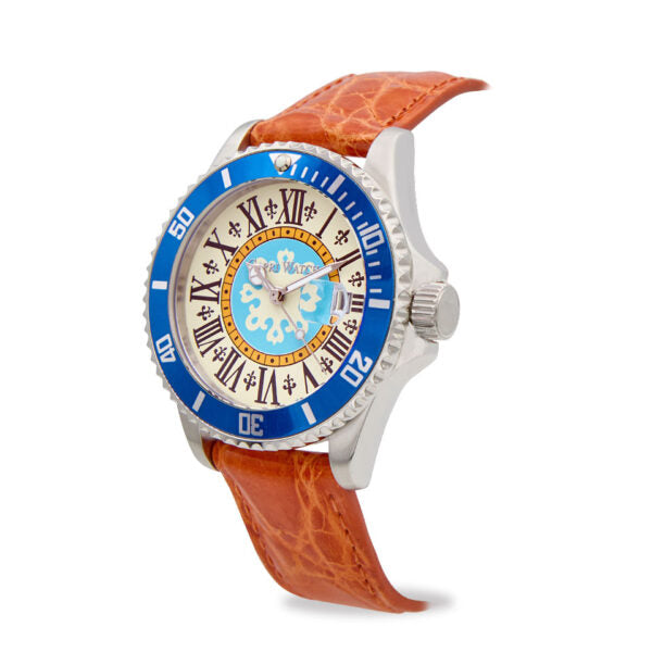 Capri Watch - Orologio Sub Capri First 40 Crocodile Orange
