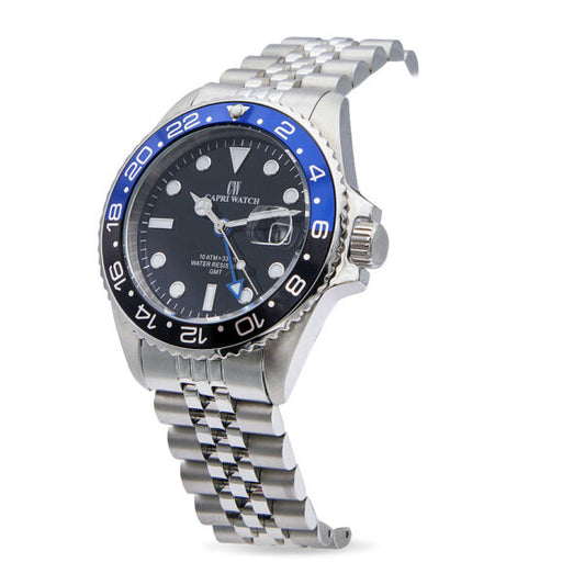 Capri Watch - Orologio Sub Capri GMT 40 Black Blue