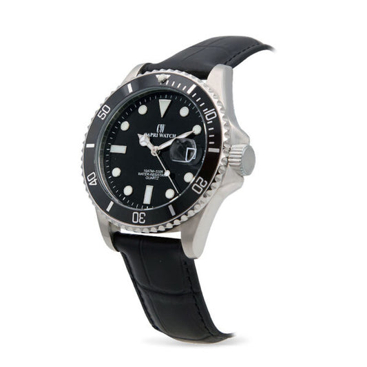 Capri Watch - Orologio Sub Capri 40 Black-Black