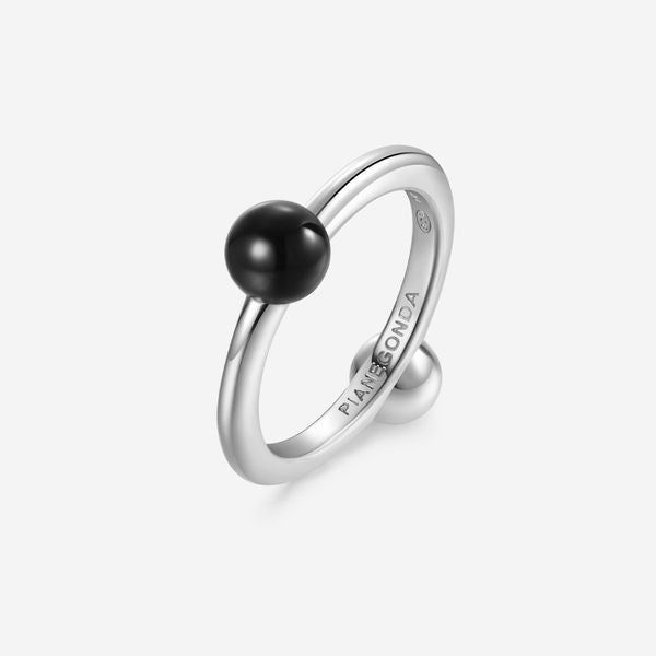 Pianegonda – Anello Stressless Purezza con Agata Bianca in Argento 925 (Ref. PSOR013)