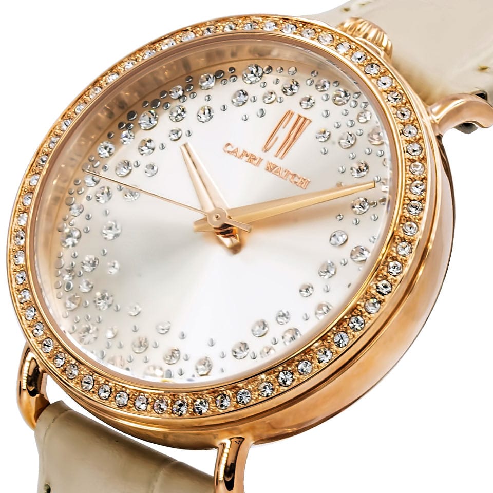 Capri Watch – Orologio Retrò Mini Storm Beige (Ref. 5387)
