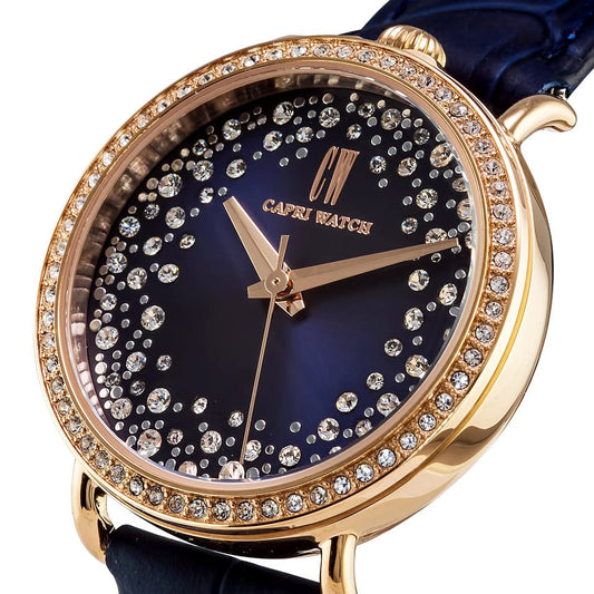 Capri Watch – Orologio Retrò Mini Storm Blu Navy (Ref. 5388)