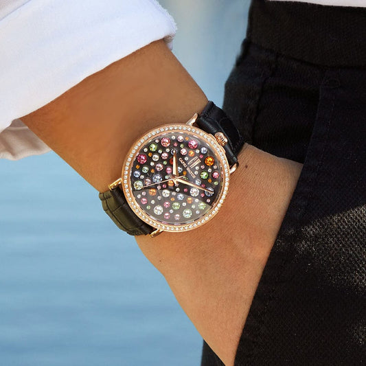 Capri Watch – Orologio Retrò Multijoy Gold Rose – Black (Ref. 5534)