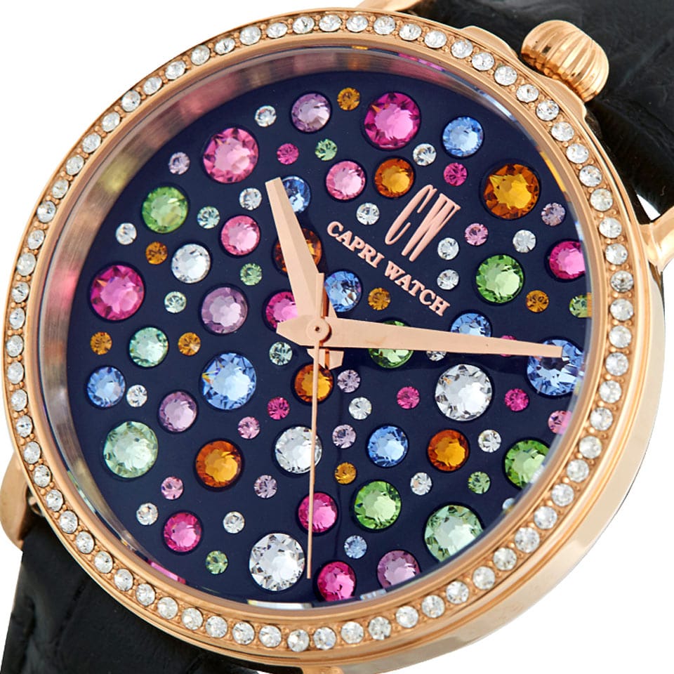Capri Watch – Orologio Retrò Multijoy Gold Rose – Black (Ref. 5537)
