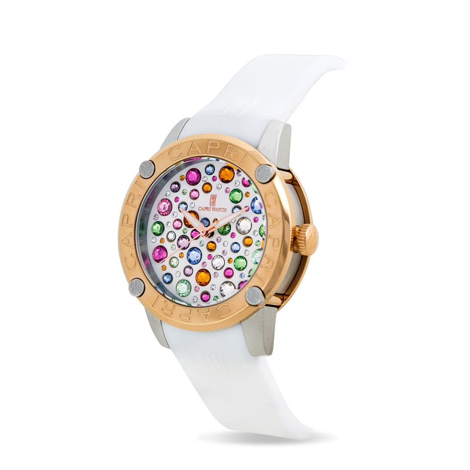 Capri Watch – Orologio Rocks Multijoy Bimetal White (Ref. 5308-00)