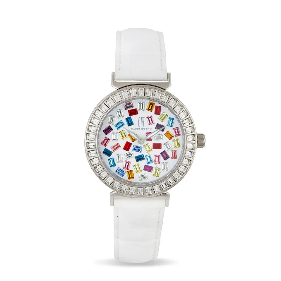 Orologio Rossella Color Mosaic White-Silver / Art.5486