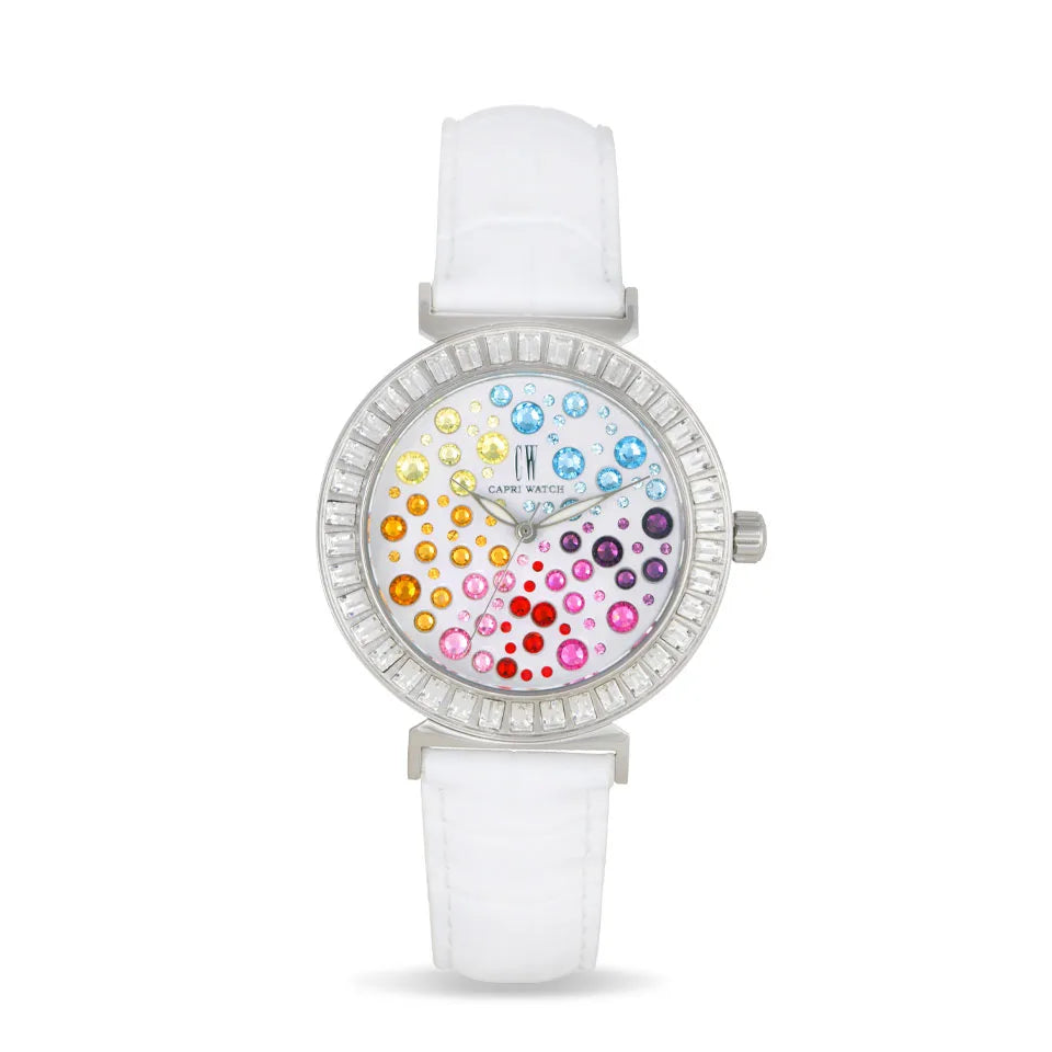 Orologio Rossella Multijoy White- Silver Pavè / art.5487