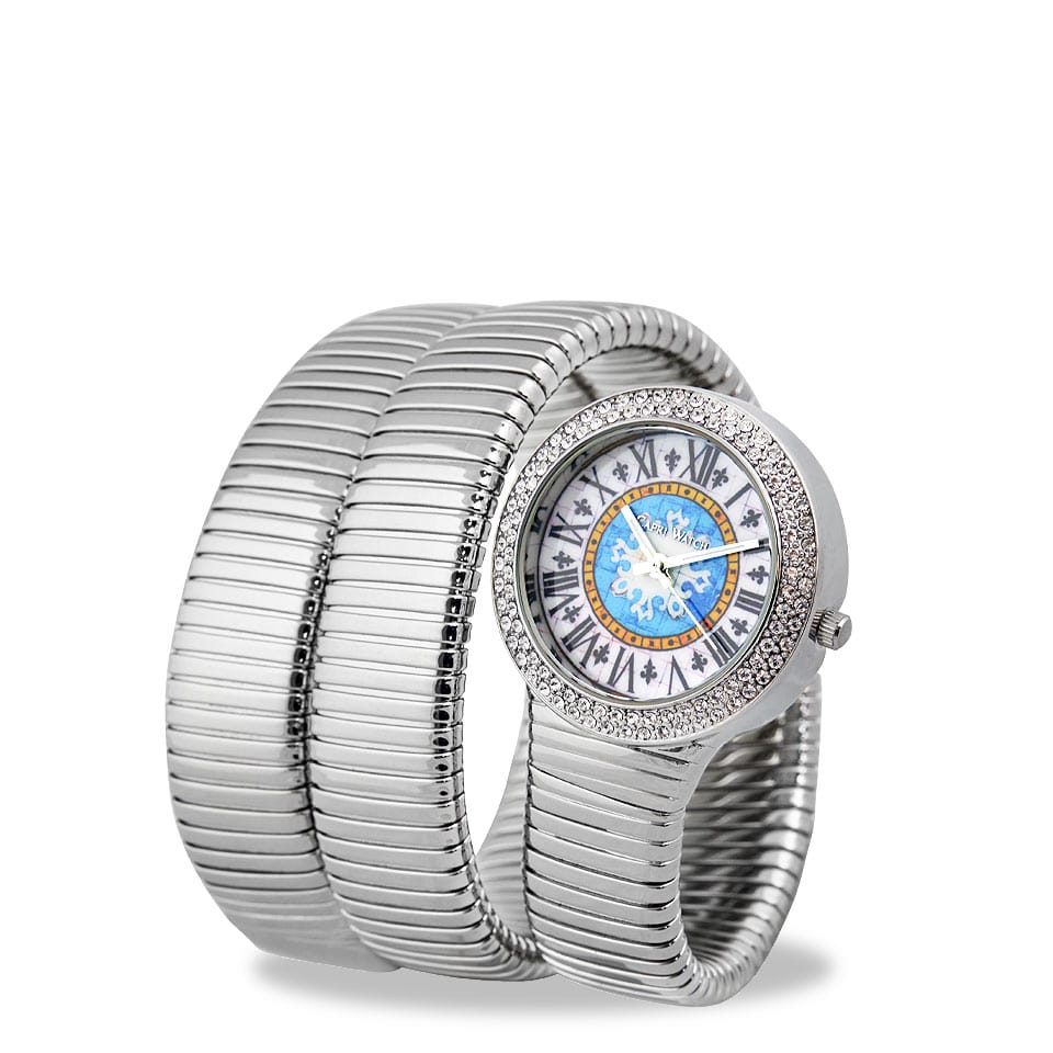 Capri Watch – Orologio Snake First Stones Silver (Ref. 5372F)