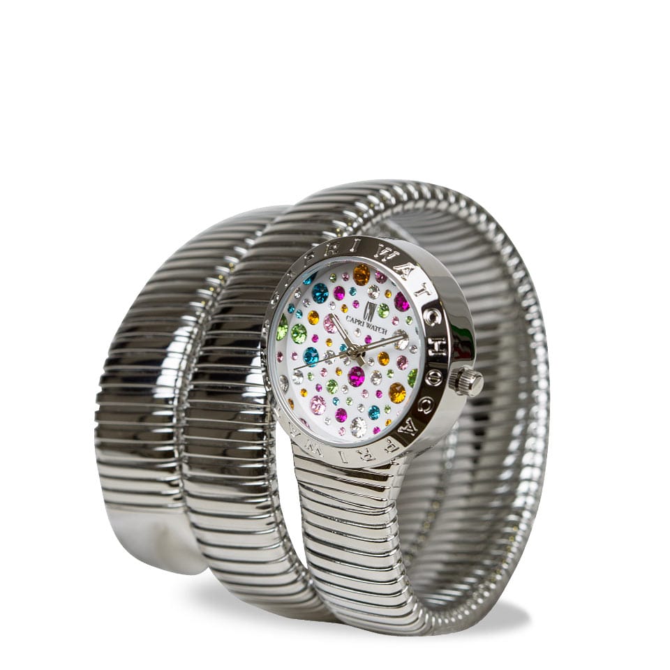 Capri Watch – Orologio Snake Bianco Multijoy CapriCapri Stainless Steel (Ref. 5376)