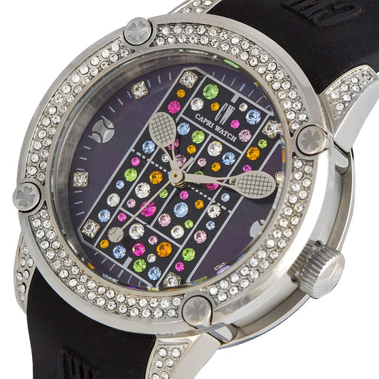 Capri Watch – Orologio Tennis Lady MultiJoy Black (Ref. 5458)