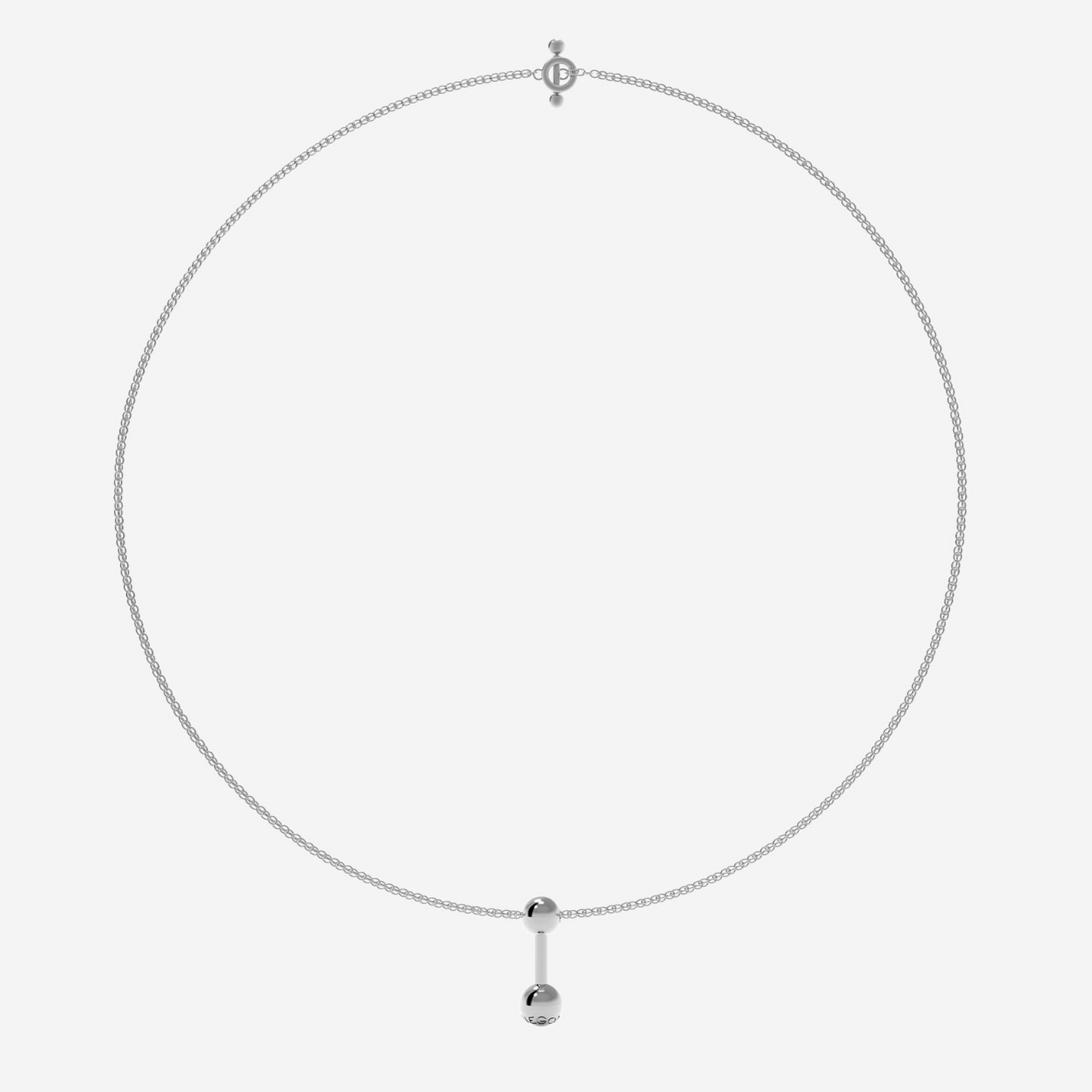 Pianegonda – Collana con Pendente Due Sfere in Argento 925 (Ref. PSON23)