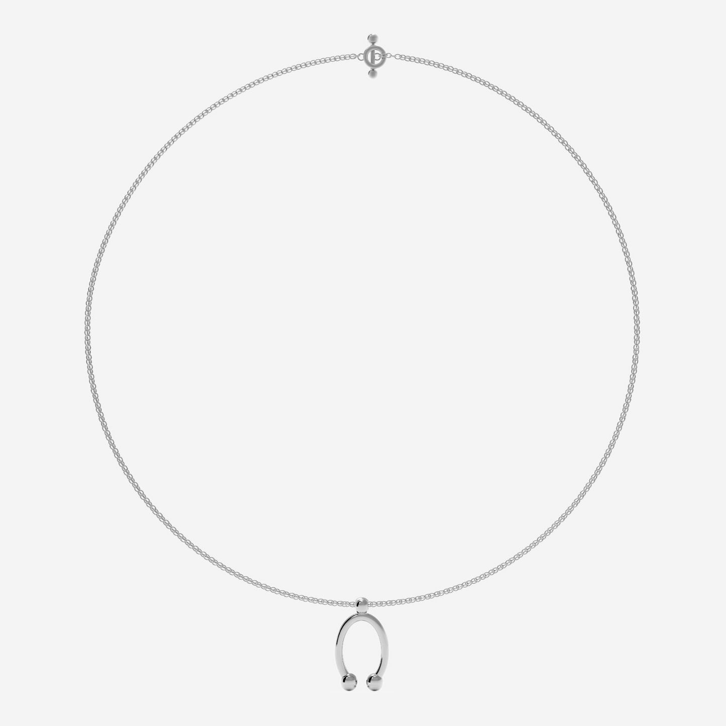 Pianegonda – Collana con Pendente Ferro di Cavallo in Argento 925 (Ref. PSON25)