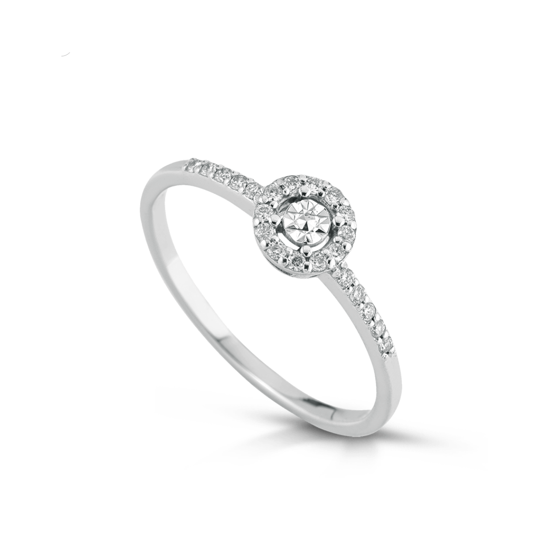 Lucciole ring in white gold with diamonds ANTARG/1