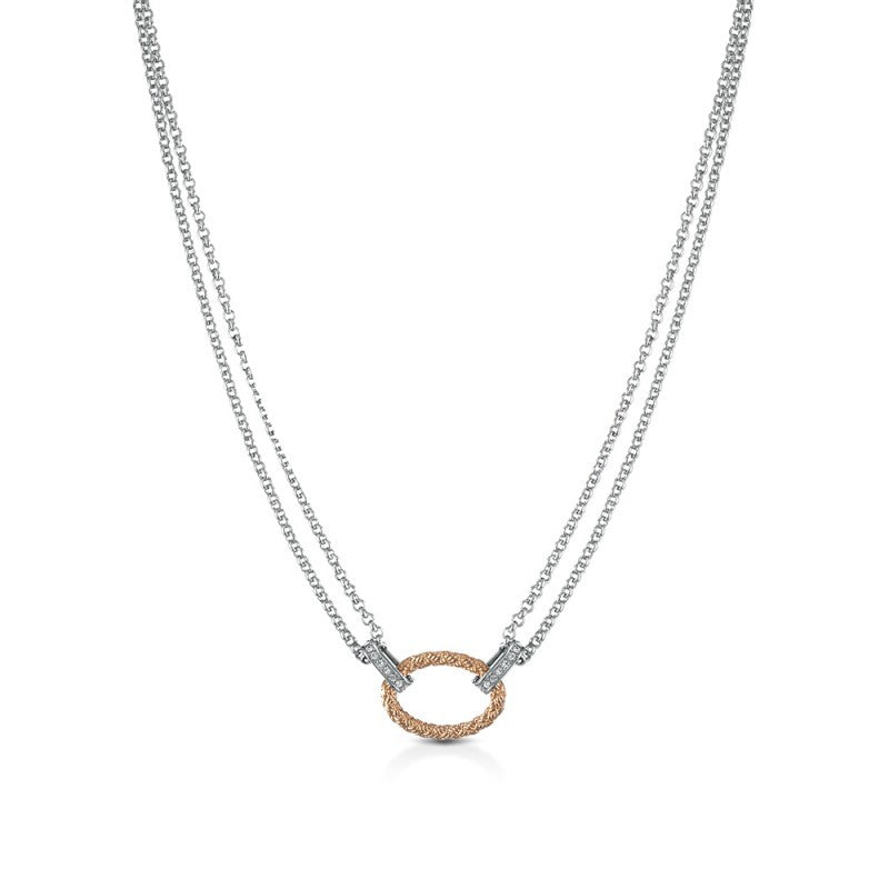 MeWo - Necklace with oval detail
