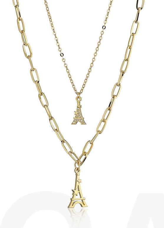 MeWo – Collana Doppia Torre Eiffel